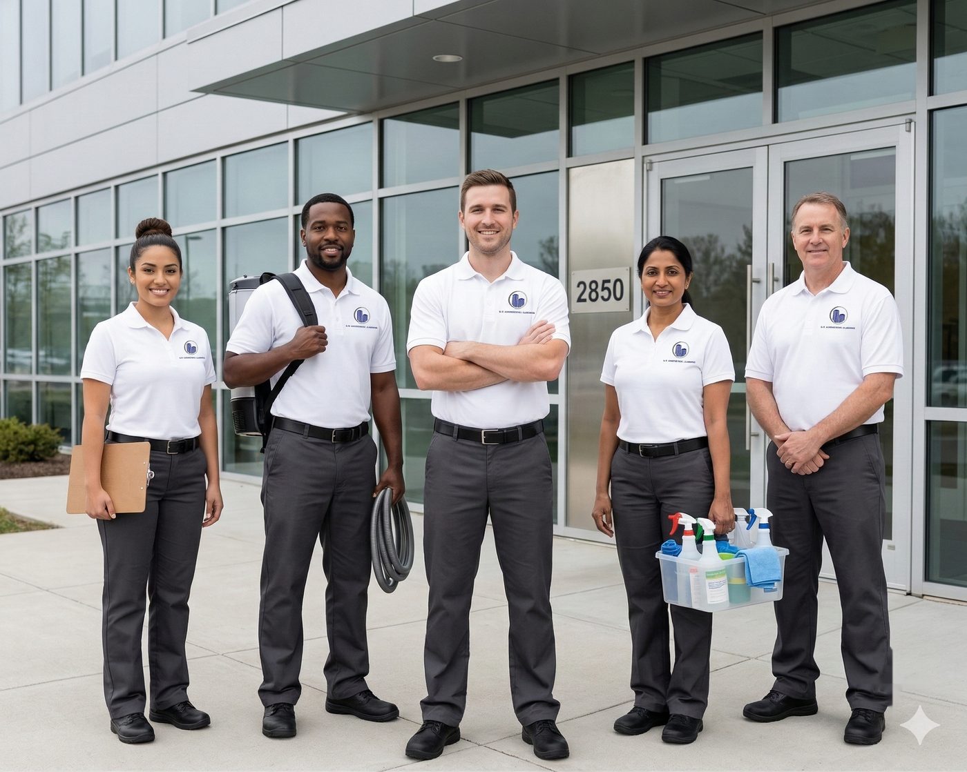 The KO Commercial Cleaning team